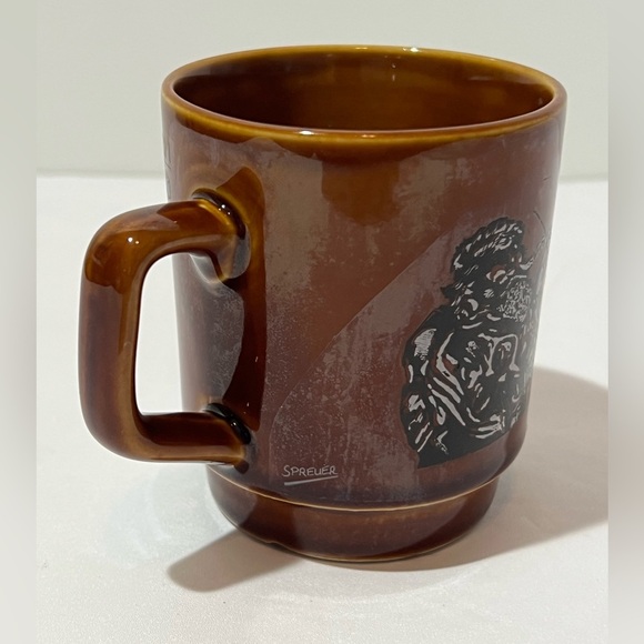 Maninzer Weihnachts Christmas Market Coffee Cup Mug Signed Spreuer Germany - Picture 4 of 10